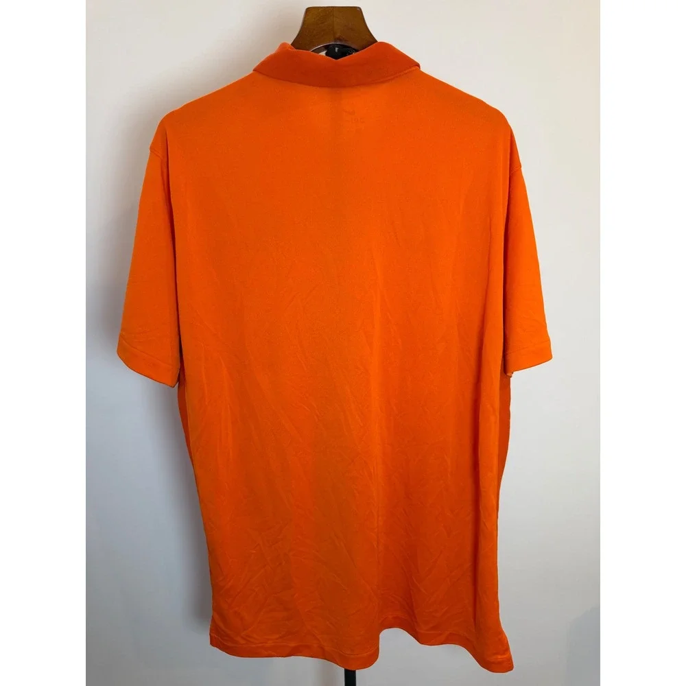 Nike Florida Gators Dri-FIT Polo Shirt Mens XXL Orange Short Sleeve Athletic
